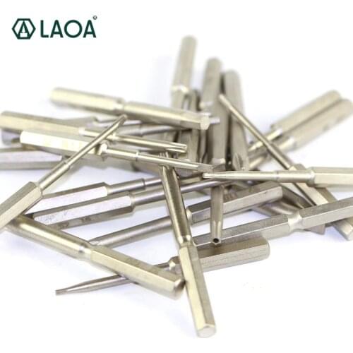10 pcs LAOA 4mm Head S2 Alloy Steel Phillips Slotted Hex Screwdriver bit Repair for PC Cellphone Watch Pad computer