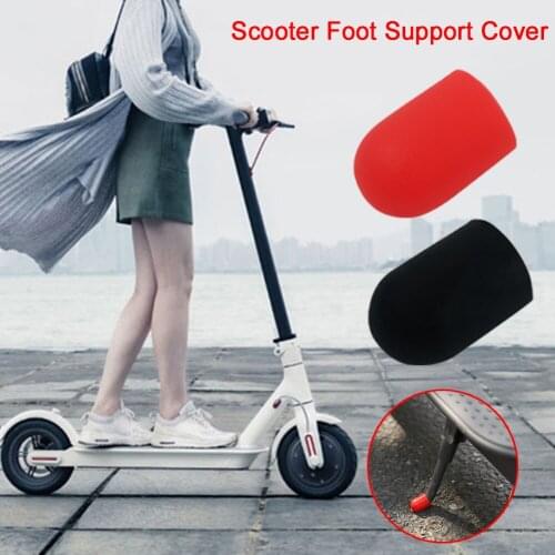 2pcs Soft Tripod Side Scooter Foot Support Cover Accessories Anti Slip Parking Spare Parts Sleeve Protective For Xiaomi M365 Pro