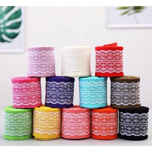 2yards of beautiful lace ribbon 6 cm wide DIY Clothing / floral accessories/Party decoration Wedding decoration lace