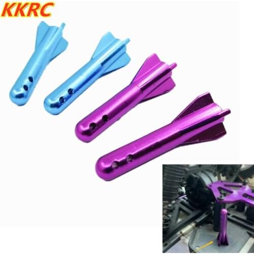 4pcs 03009 Metal Battery Cover Post HSP Upgrade Parts For 1/10 Model RC Model Remote Control Car Himoto Redcat