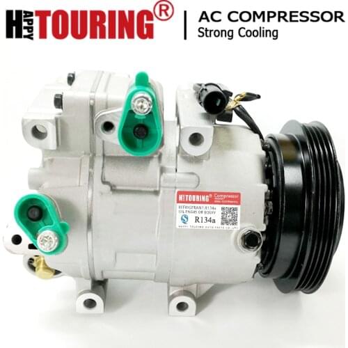 A/C Compressor For Hyundai Accent 2006-2009 L4 1.6L VS16 67358 97701-1E000 977011E000 977011E001 97701-1E001 97701-17510