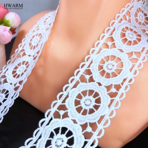 African lace fabric ribbon 10yard 5cm free shipping sewing trim wedding dress accessories DIY High Quality circular women skirt