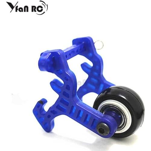 Free Shipping Front Stand Up Wheel High Speed Raise Head Tire for 1/10 Scale HSP 94111 94188 RC Car Model Anti-roller Tyre