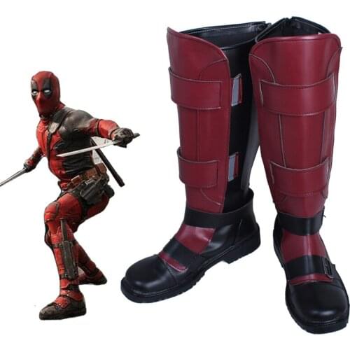 Anime Cosplay Shoes Boots Wade Winston Wilson Cosplay Shoes Halloween Party Daily Leisure Shoes