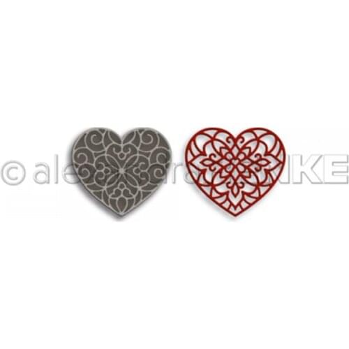 CH 2021 New Arrival Hearts 3D Gift Stitched DIY Scrapbooking Stamps Craft Embossing Die Cut Making Stencil Template
