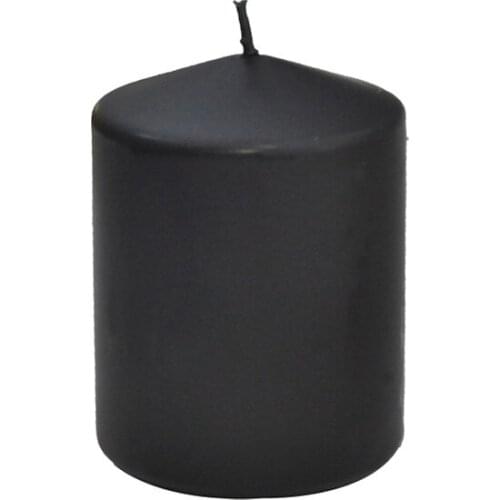 Horizon Candle Cylindrical Candle Black 6x6 cm candles and scents свечи и ароматы velas y aromas