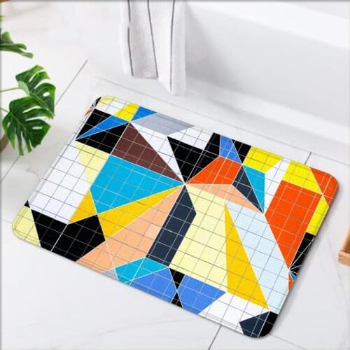 Colorful Cartoon Nordic Doormat Kitchen Mat Carpet Non-Slip Home Floor Mat Rugs Welcome Mats for Front Door Kitchen Living Room