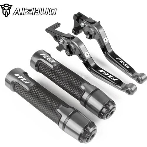 For Yamaha FZ6N FZ6 N 1998 1999 2000 2001 2002 2003 Motorcycle Adjustable Folding Extendable Brake Clutch Levers+Handle Grips