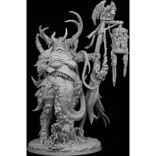 Resin Figure Model Kit Unassambled 180mm ancient warrior fantasy stand (WITH BASE ) Unpainted collect Figure Building Kit