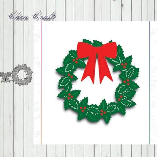 Beautiful wreath metal cutting dies Scrapbook paper craft knife mould blade punch stencils die 2019 NEW