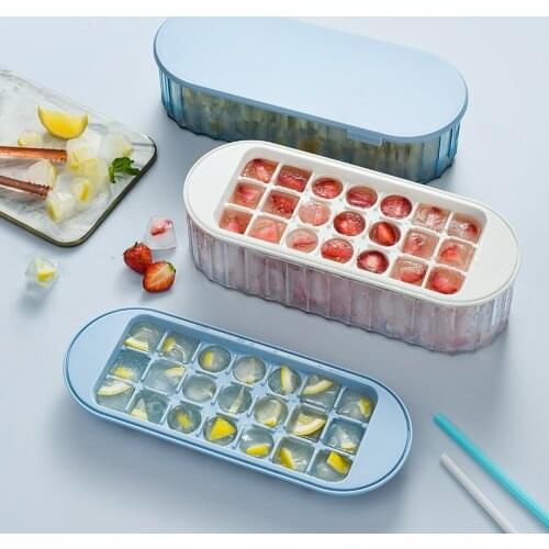 Kitchen Gadgets Ice Tray DIY Household Refrigerator Ice Box Ice Cube Mold Food Storage Box Crisper Creativity Kitchen Accessorie