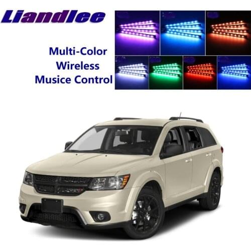 LiandLee Car Glow Interior Floor Decorative Seats Accent Ambient Neon light For Dodge Journey / JC / JCUV