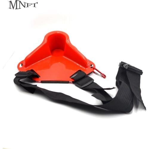 MNFT 1Set Fishing Belly Top Rod Support Sea Boat Fishing Rod Holder Outdoor Waist Fish Carrying Pole Supporter Tool