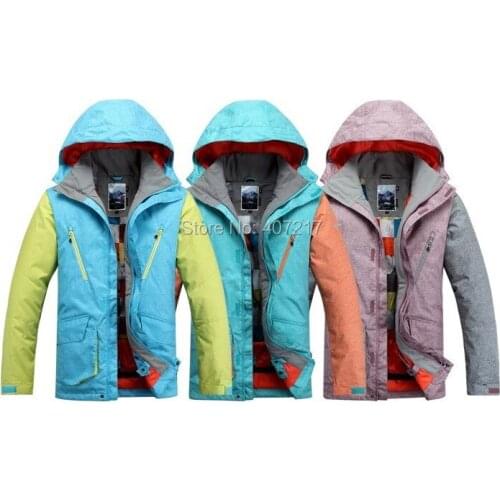 Mens Ski Jacket Male Winter Outdoor Clothes Snowboard Riding Parka Color Matching Snow Coat Walking Anorak Waterproof Outerwear