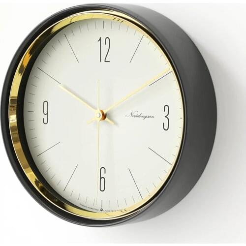 Nordic Creative Wall Clock Mechanism Vintage Luxury Silent Wall Clock Quartz Living Room Mute Reloj Mural Home Decor WF50WC