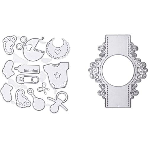 New 1x Scrapbooking Punching Die Cutting Cutting Stencils for Sizzix Big Shot and Other Punching Machine (H) & 12x (F)