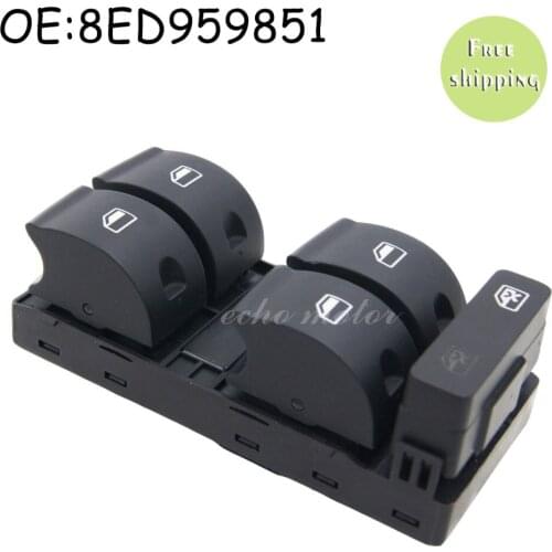 New 8ED959851 For Audi A4 S4 RS4 Car Auto Master Power Window Switch Sedan 8E0 959 851B E2