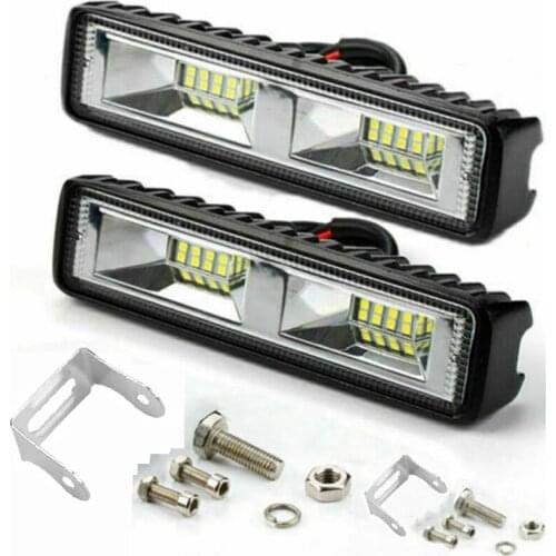 LED Headlights 12-24V For Auto Motorcycle Truck Boat Tractor Trailer Offroad Working Light 36W LED Work Light Spotlight