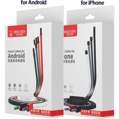 Power Supply Test Line for iPhone Android X XR XS MAX 8 7 6P for Samsung xiaomi Huawei Phone One Button Activation Repair Wire