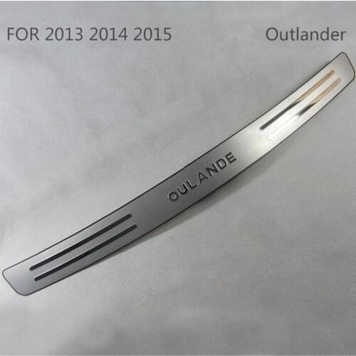 High quality stainless steel Rear bumper Protector Sill For 2006 to 2012 2013 to 2016 Mitsubishi Outlander