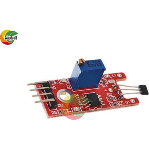 Ziqqucu KY-024 Linear Magnetic Hall Sensor Board Switch Speed Counting Hall Sensors Module For Arduino Diy KY024 Hall Sensor