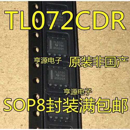 10PCS TL072CDR TL072C SOP-8 TL072IDR