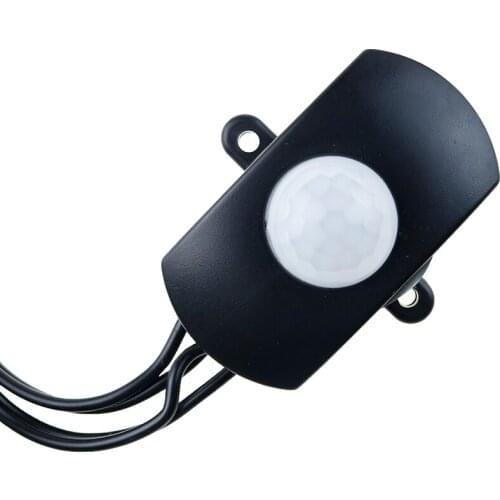 100PCS NEW LED Strip Automatic MINI DC5-24V PIR Infrared Motion Sensor Detector Switch 5A free shipping