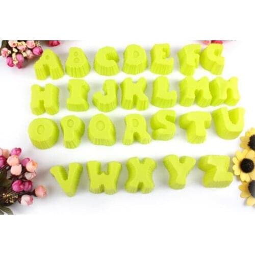 26PCS Set NEW BIG Alphabet Number Letter Font Plastic Cookie Cutter Fondant Tool Baking Cake Mold Decorating Press Pastry DIY