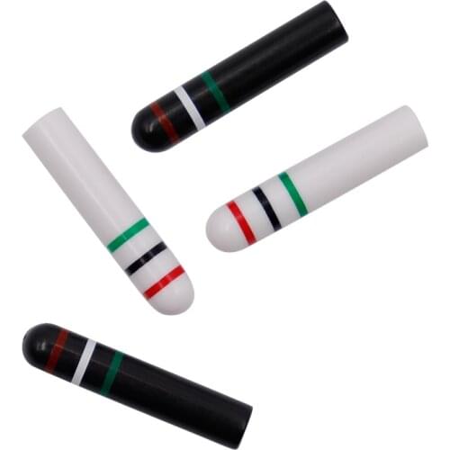 4pcs/Set DIY Sport Trend 3 Circles Black White Metal Aglet Replacement Shoelaces Metal Tips Gunmetal Head For Sneakers