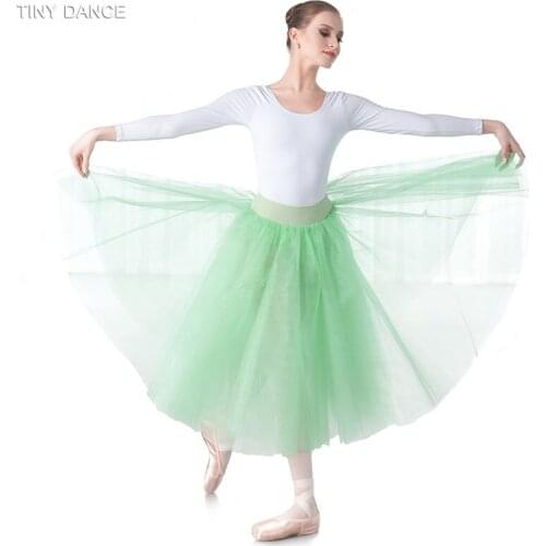 Top Quality Child and Adult Ballet Dance Practice Tutu Skirt Professional Half Tutu with Pants 8 Colors Available BL002