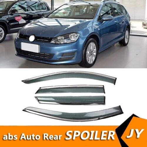 For Volkswagen GOLF 2015-2016 Window Visor Vent Shades Sun Rain Deflector Guard For Volkswagen GOLF Auto Accessories 4PCS/SET