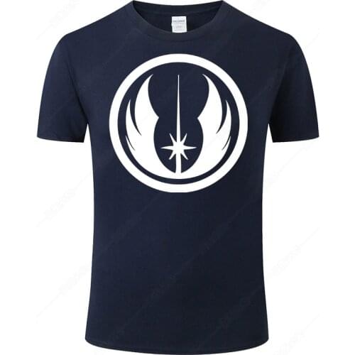 Summer Cotton Short Sleeve Print T-Shirt Star Wars Jedi Temple Logo T Shirt Men Women Fashion Cool Tee Brand Camisa Hombre J53