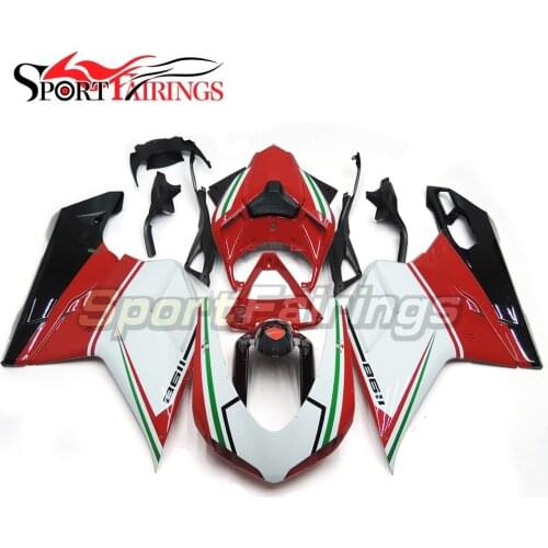 Motorcycle Injection ABS Plastic Fairing Kit For Ducati 1098 848 1198 Year 2007 2008 2009 2010 2011 2012 Red White Black Cowls