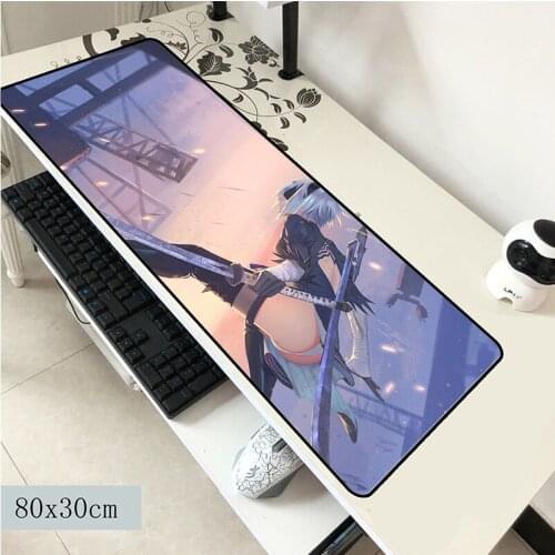 NieR Automata mousepad 800x300mm pad to mouse computer mouse pad HD print gaming padmouse High quality gamer to mouse mats