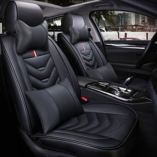 Leather car seat cover 5seats for bmw x5 e53 e90 e46 e60 f20 e34 e39 e70 g30 520 525 x1 x3 x5 x6 all models car accessories