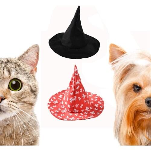 Legendog Pet Cat Dog Hat Halloween Pet Witch Hat Festival Party Cosplay Costumes For Puppy Dogs Pet Dressing Up