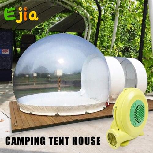 3/4/5 m Inflatable Bubble Tent,Inflatable House Family Backyard Camping Tents 360 Clear Air Dome Bubble Room for wild camping
