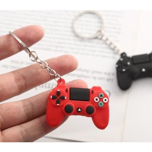 New Fashion Mini Game Console Controller Key Chain Key Chain Ring Creative Cartoon Joystick Model Handle Key Chain Car Bag