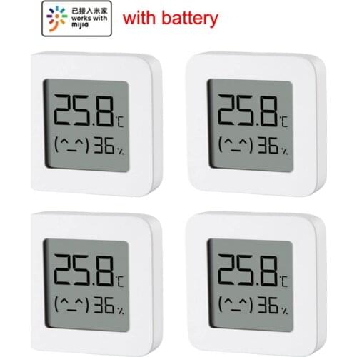 New XIAOMI Mijia Bluetooth Thermometer 2 Wireless Smart Electric Digital Hygrometer Thermometer Work with Mijia APP Xiami Home