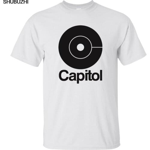 Capitol Records, Music Label, Logo - G200 Ultra Cotton T-Shirt Cool Casual pride t shirt men Unisex New Fashion tshirt sbz8231