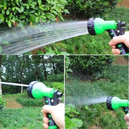 7.5/15/30m Plastic EVA Garden Telescopic Spring Tube Multifunctional Car Wash Water Spray Sprinkler
