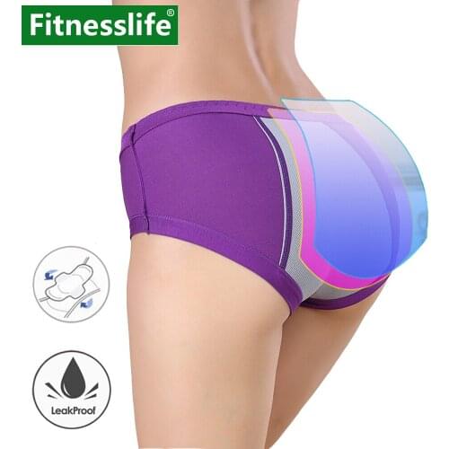 Menstrual Panties Women Period Leak Proof Cotton Pants Underwear Soft Physiological Ladies Briefs Small Size M L 3XL