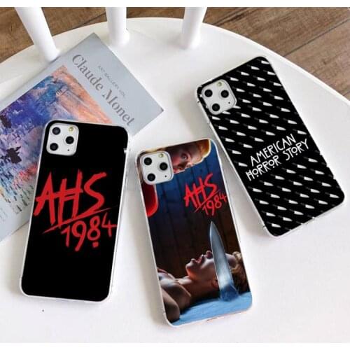 TV American Horror Story AHS 1984 Soft Phone Case Capa for iPhone 11 pro XS MAX 8 7 6 6S Plus X 5S SE 2020 XR cover