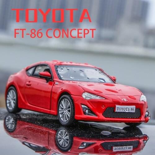High Simulation Exquisite Diecasts & Toy Vehicles: RMZ city Car Styling TOYOTA 86 GT 1:36 Alloy Car Model Toy Pull Back Cars