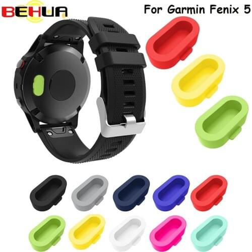 High quality dust plug function good designer protector For Garmin Fenix 5 smartwatch Silicone cover 10pcs / lot Best price