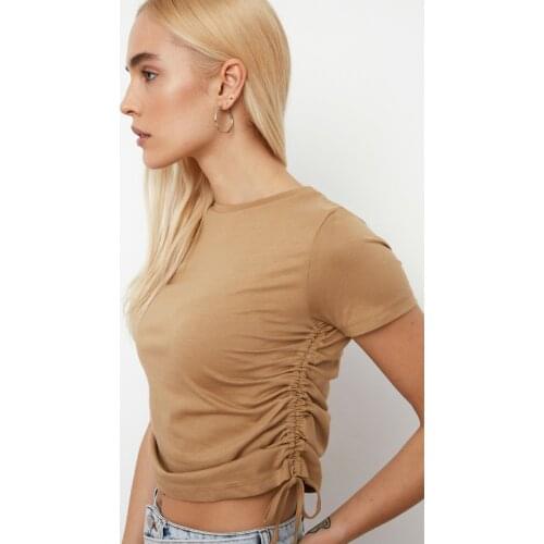 Womens Basic T-Shirt Summer Blouse-04