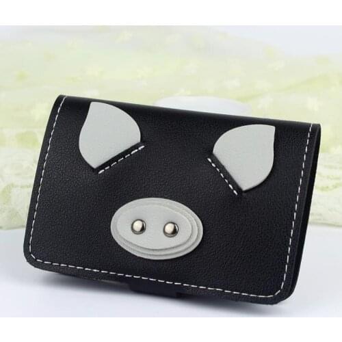 Women Cards Holder Brand Design PU Leather Hasp 20 Cards Buckle Business Credit Bank Cards Holder Candy Colors Lady Purse
