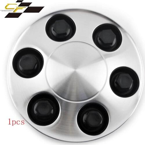 1Pcs 198mm Silver ABS 6 Lugs Wheel Center Cover Fit #9596341 #9595469 2007-2013 Silverado/Avalanche/Tahoe 5295 Car Accessories