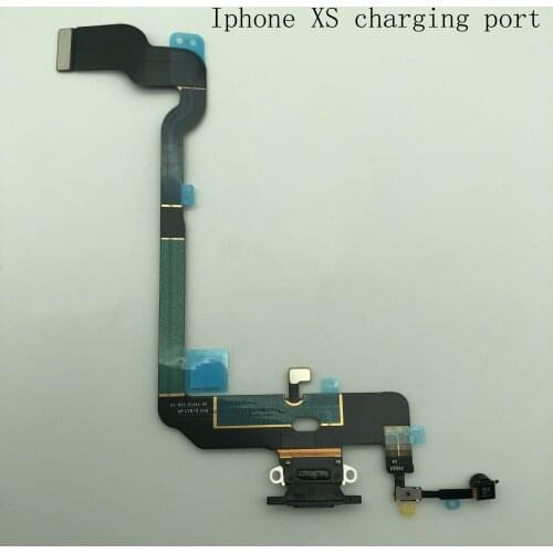 1pcs New Charger Charging Port For iPhone XS USB Dock Connector replacement repair Headphone Audio Jack Flex Cable