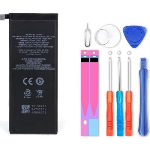 2pcs/ 3000mAh BA792 Battery For Meizu Pro 7 M792C M792C-L M792M-L M792Q M792Q-L Battery High Capacity